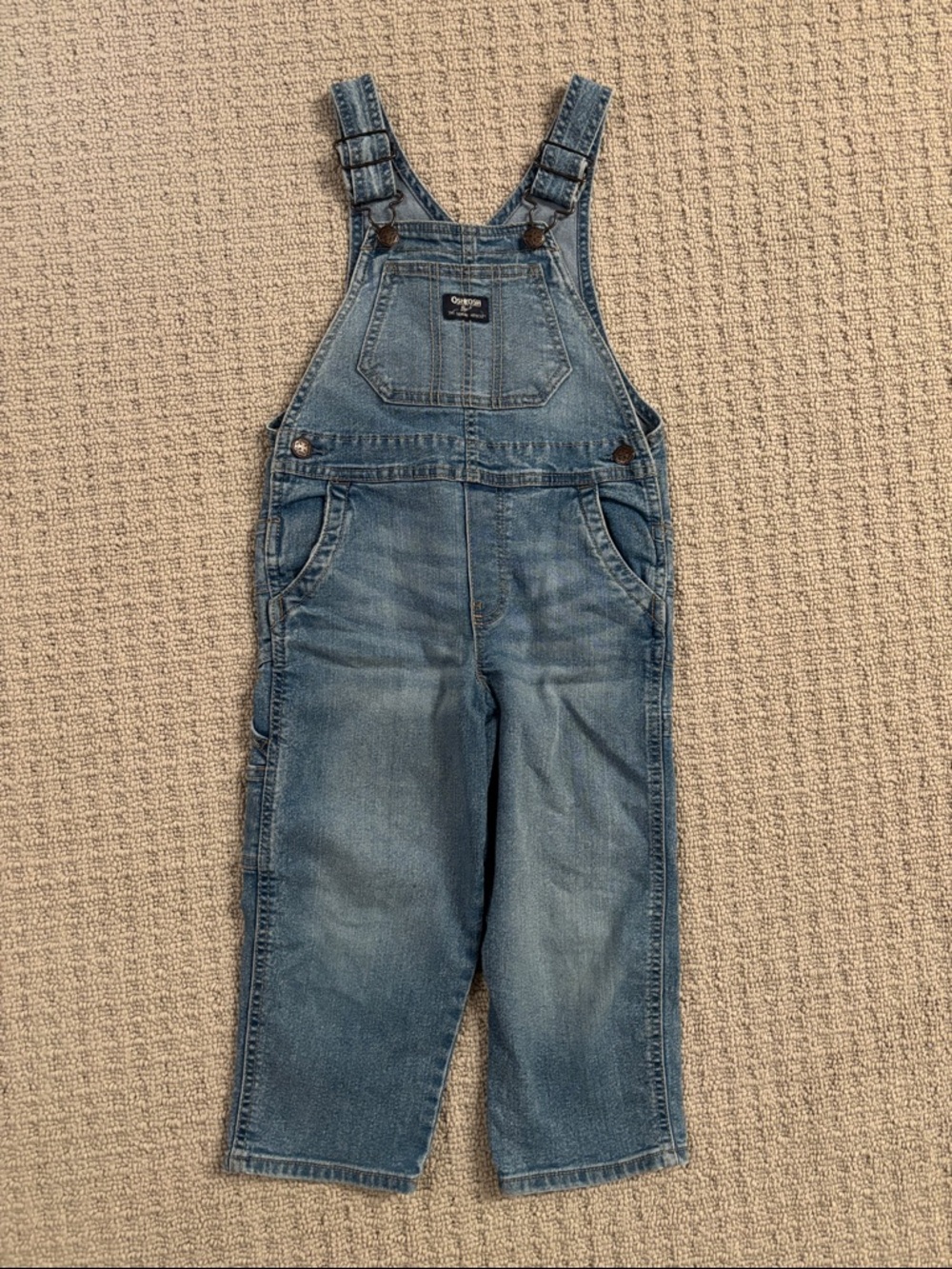 OshKosh B’Gosh Classic Bib Jean Denim Overalls - Medium Blue